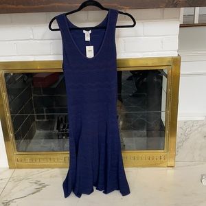 NWT Size L  Navy blue dress